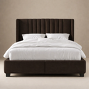 SUMBOK A07 Bed (Brown, 170X190, With Wings - مع جانبين).png