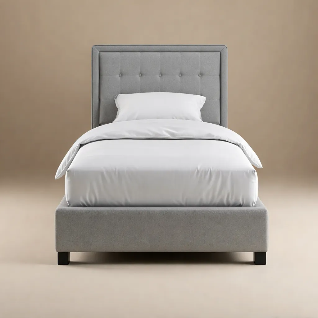 [SUMBOK-A01-Bed005] SUMBOK A01 Bed (Light gray, 90X190)